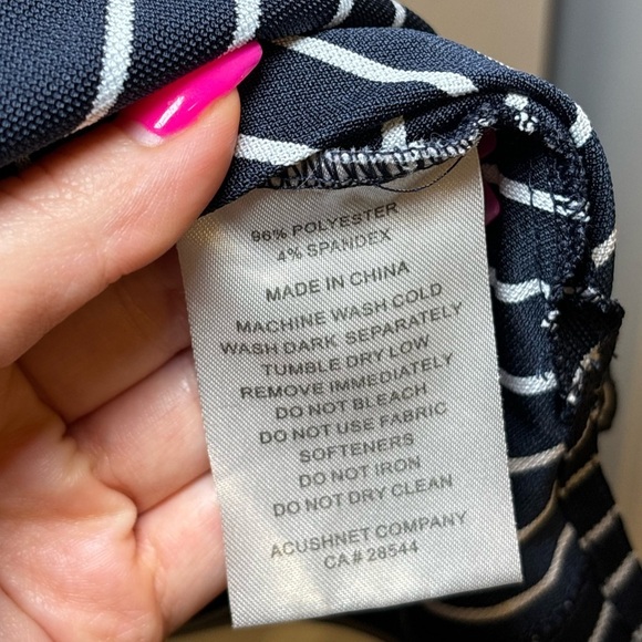 FootJoy FJ - Men's Black Striped Casual Basic Outdoor Polo Shirt in Size L - Picture 11 of 12